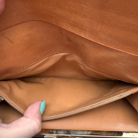 Authentic Celine Brown/Beige Macadam Gamaguchi PVC Leather Wallet - Picture 12 of 15